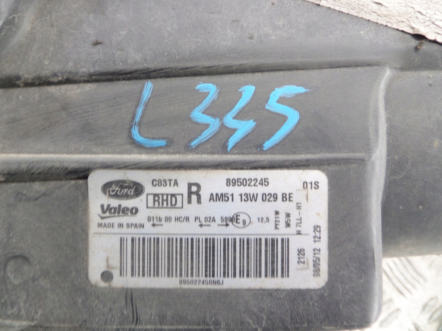 light right front FORD C-MAX MK2 II LATA 2010-2014 UK