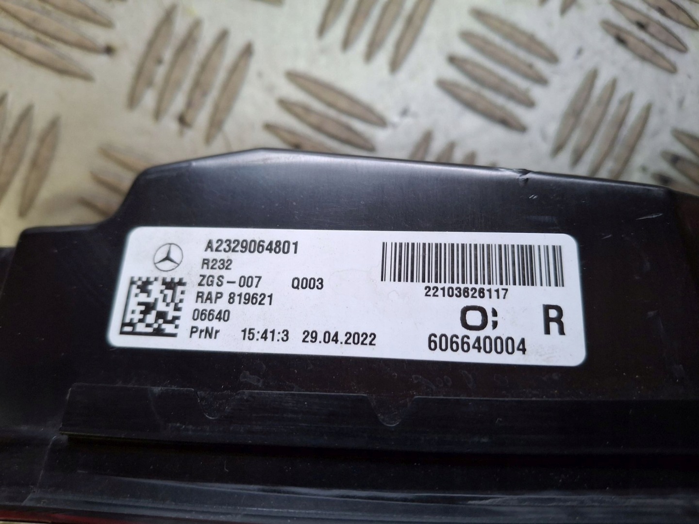light rear right LED MERCEDES SL AMG A232 2022R->