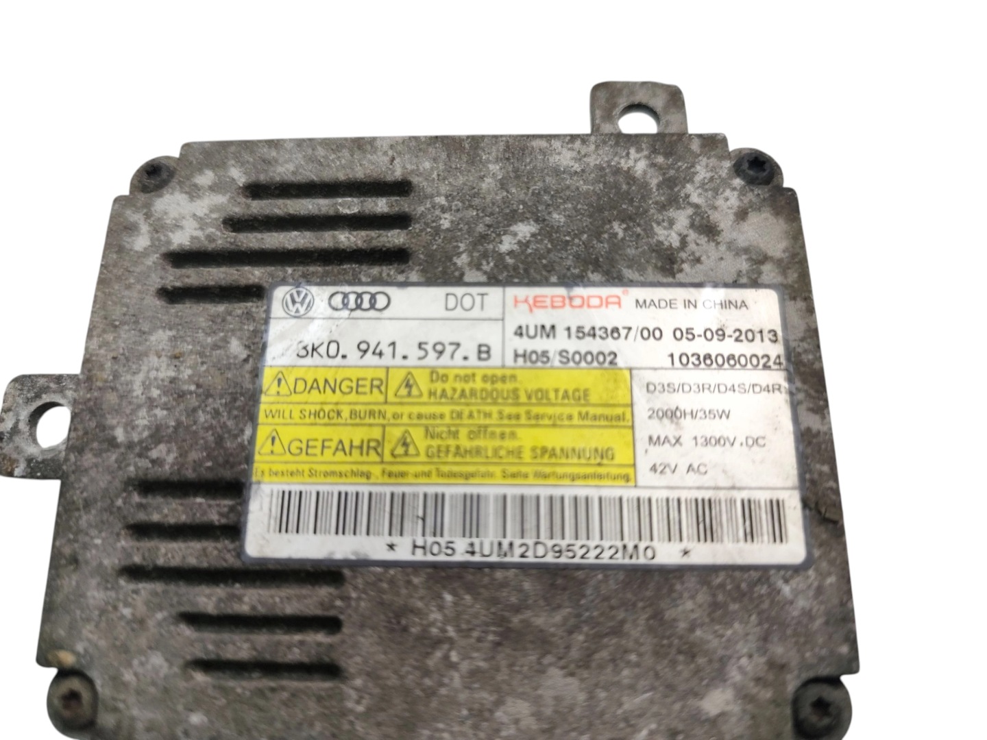 control unit XENON VOLKSWAGEN PASSAT B7 8K0941597B