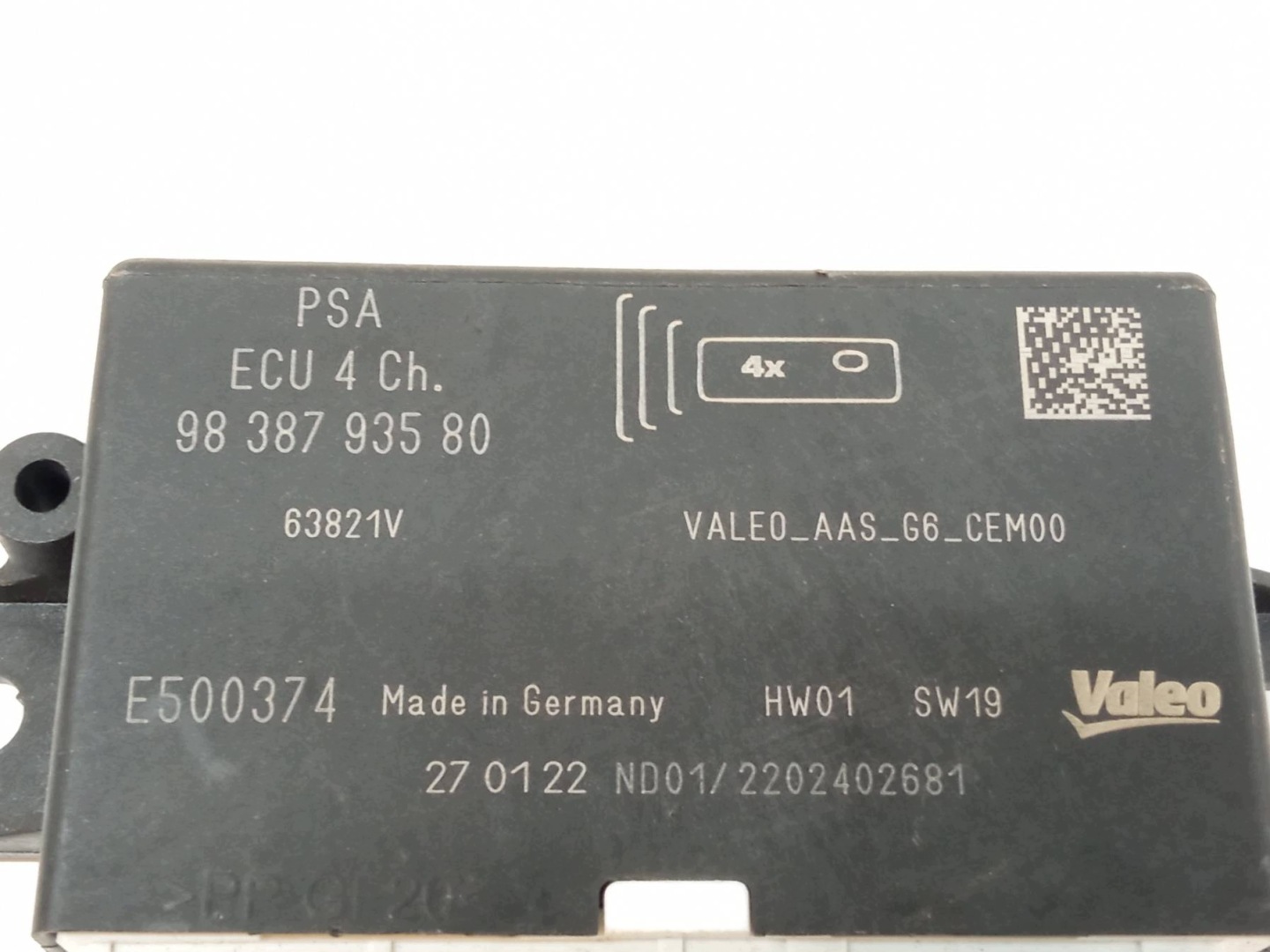 modulo PDC parcheggio 9838793580 Opel Corsa VI (2019-) F