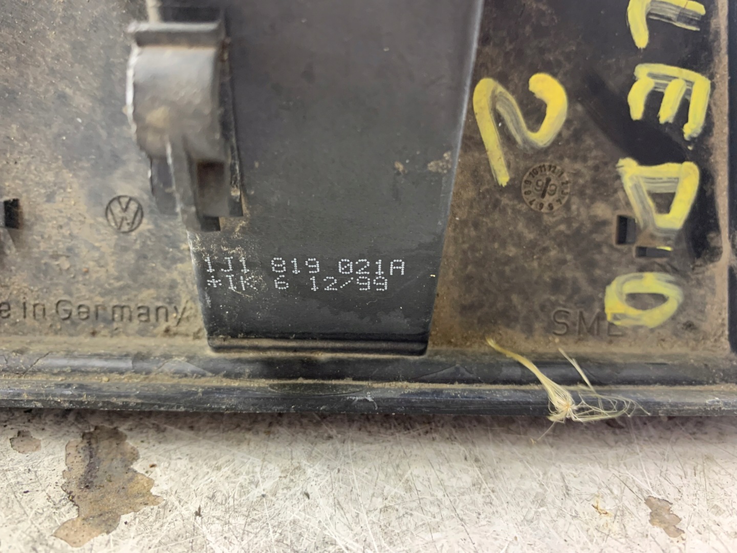 VW GOLF IV heating air conditioning devices 1J1819021A