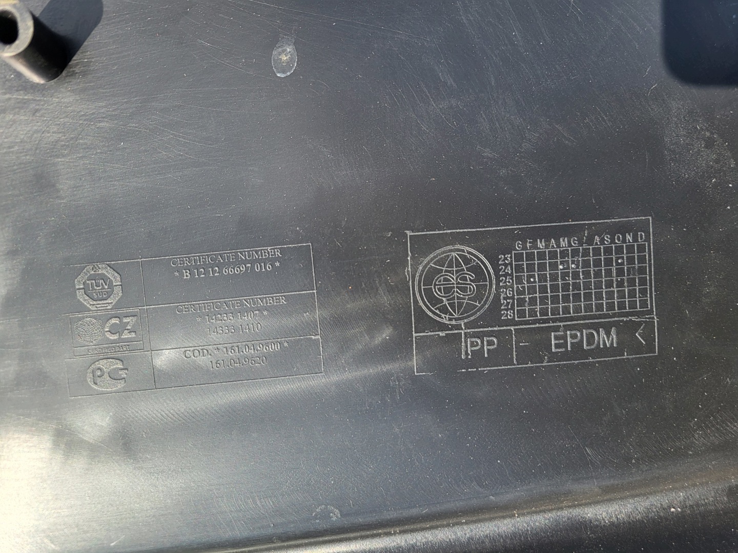 bumper rear part rear TOYOTA YARIS II replacement new