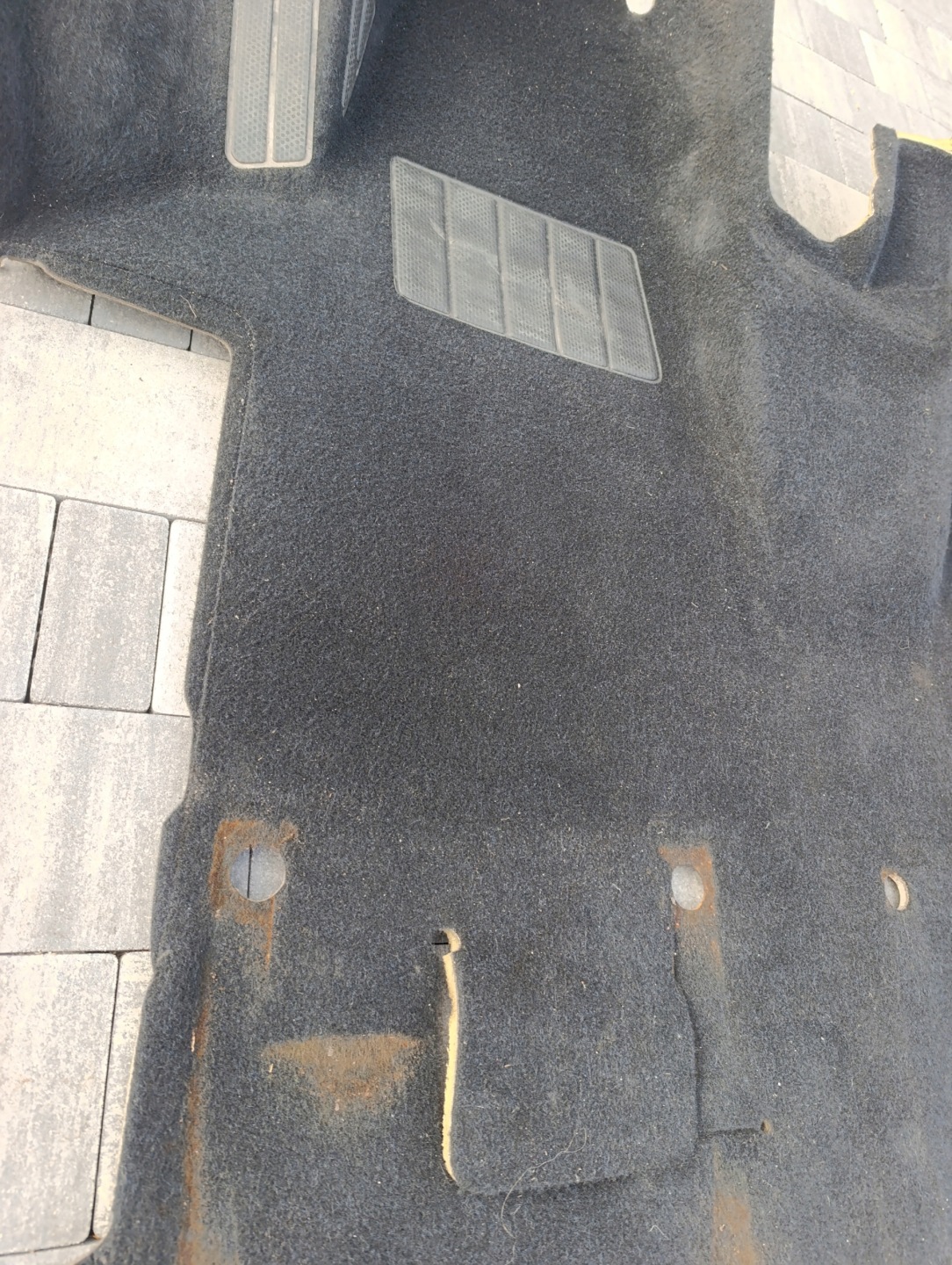 VW T5 T5 LIFT T6 CARAVELLE MULTIVAN carpet mats front CIEMNY WELUR