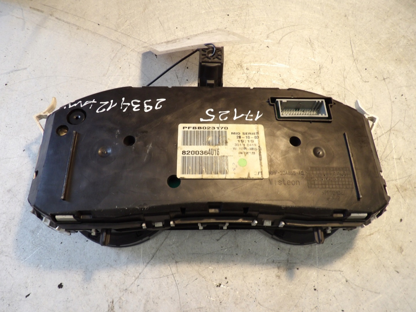 Renault Megane II CC coupe dials, liczniki 8200364016 PFBB023170