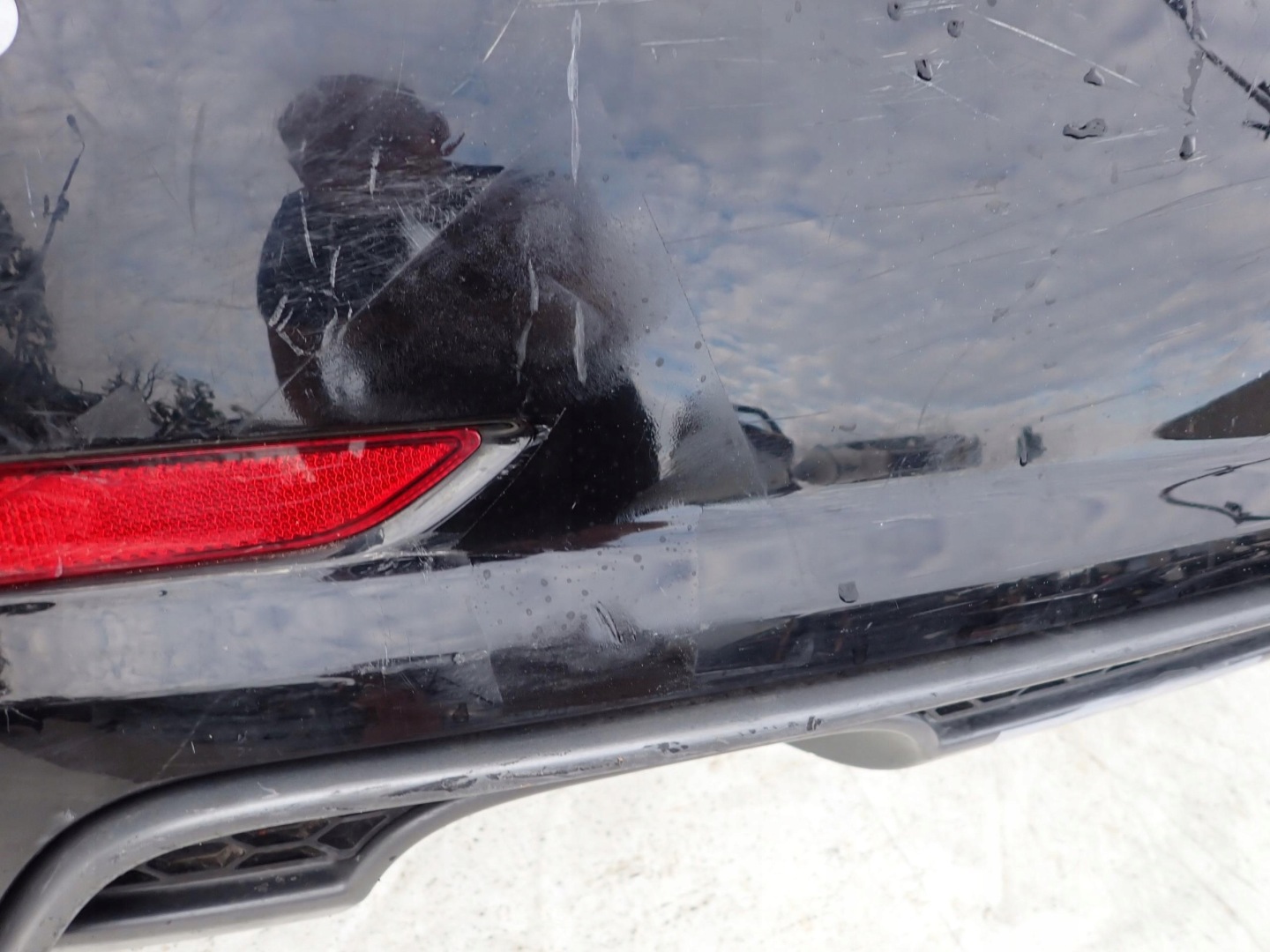 AUDI A3 8V5 S-LINE sedan 13- bumper rear part rear PDC