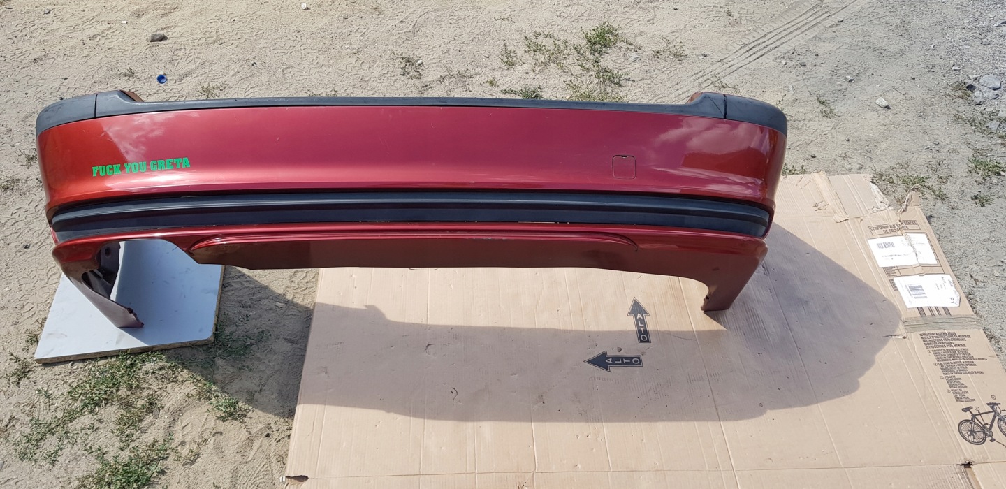 BMW E46 Stoßstange heck KOMBI SIENAROT 2