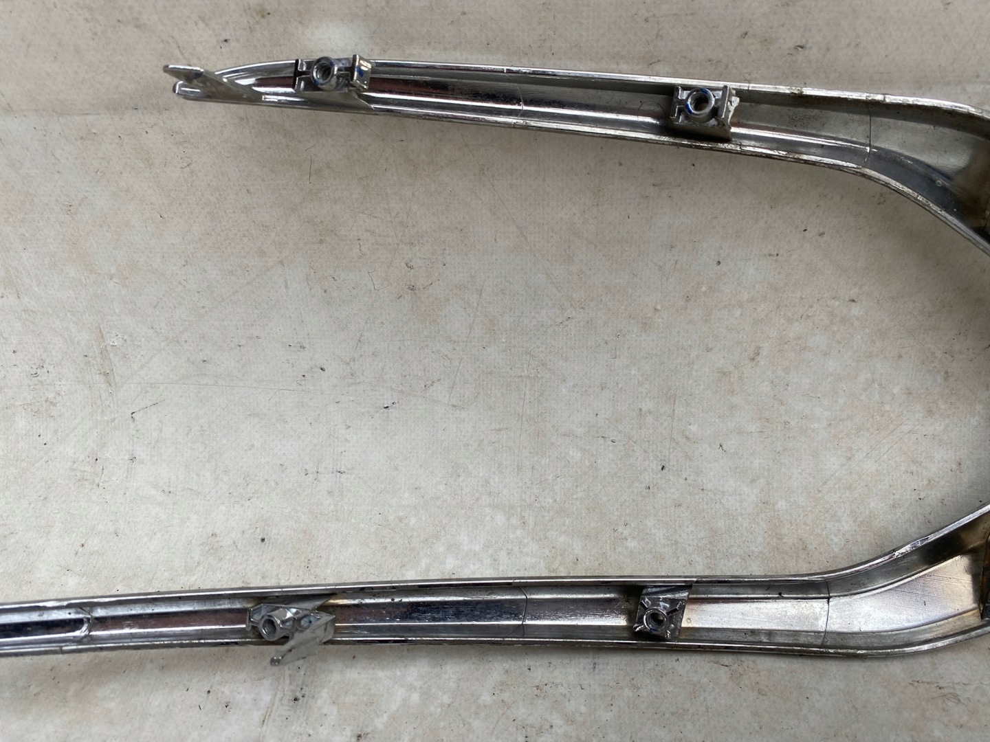 MITSUBISHI SPACE STAR II 16-19 CHROM frame right bumper front 6402A392