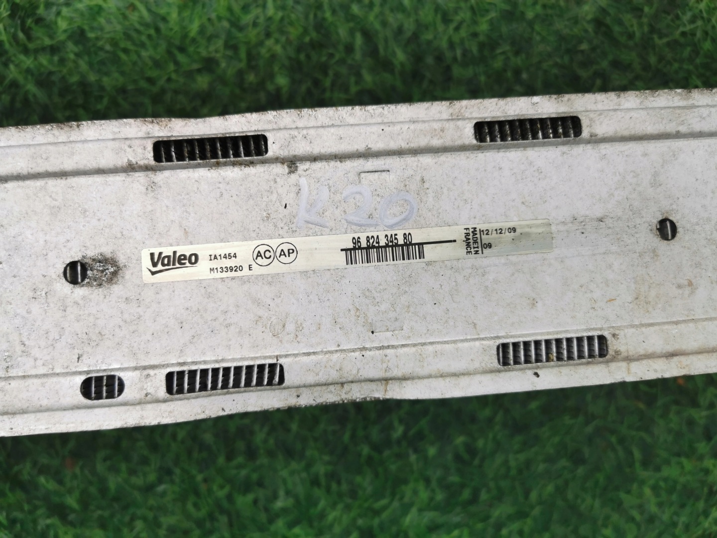 PEUGEOT PARTNER BERLINGO INTERCOOLER 9682434580