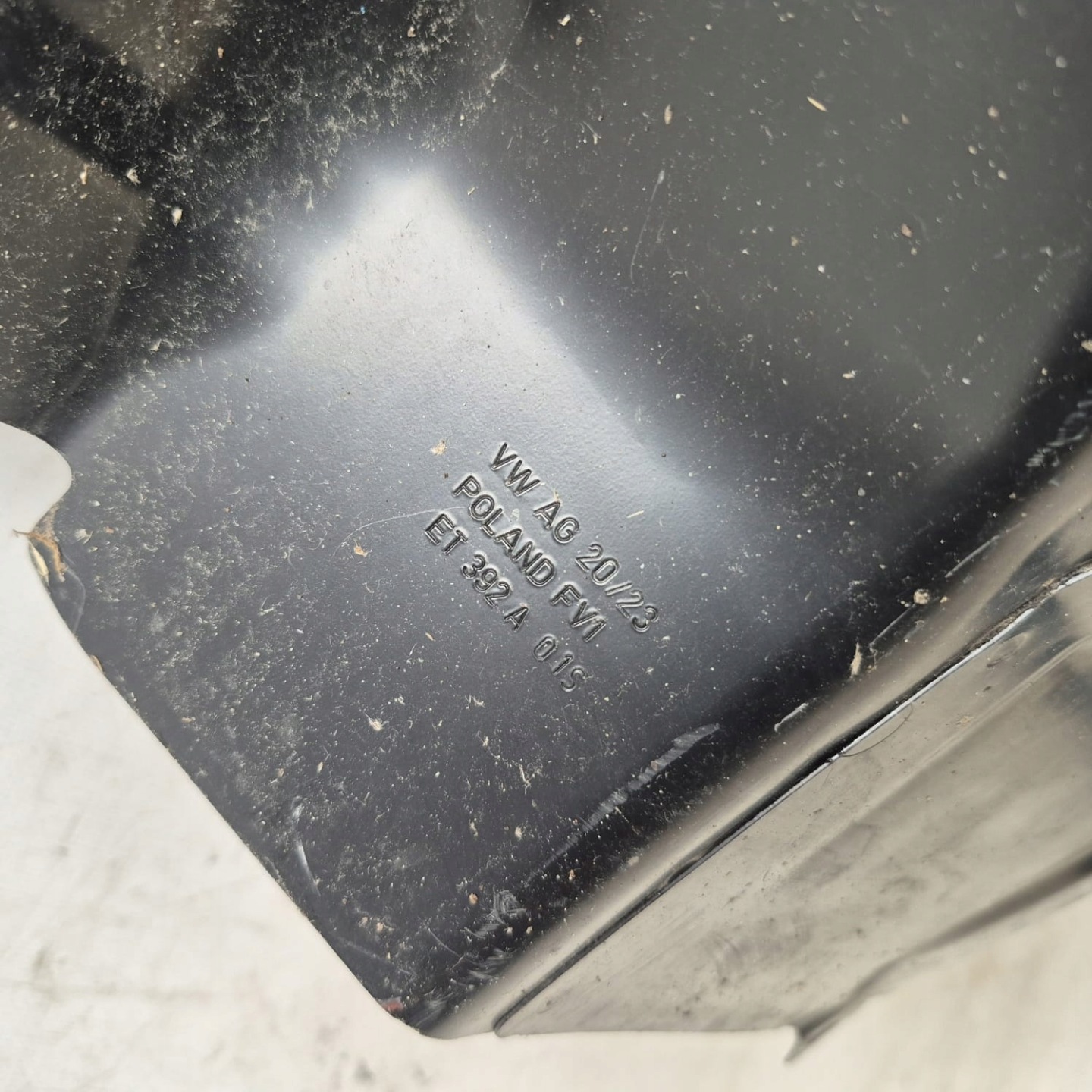 VW ID 5 ID.5 21-> side fender right rear part rear