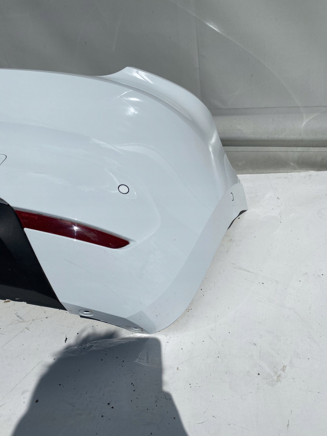 RENAULT CLIO V BUMPER REAR REAR PART 6 PDC BIALY OV369
