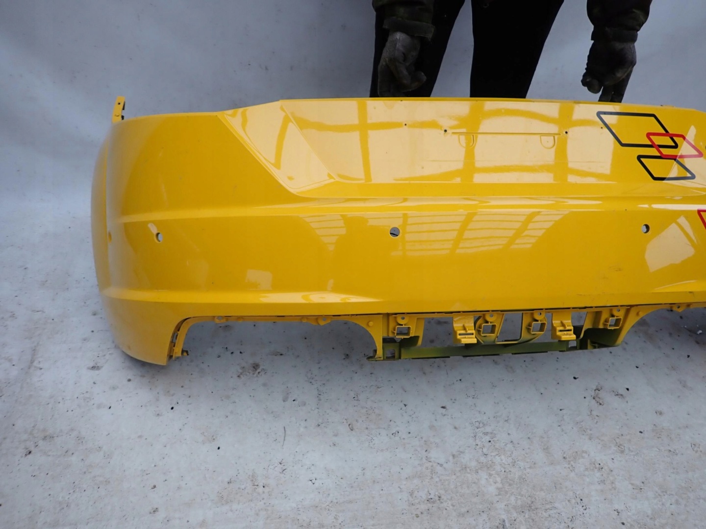 AUDI TT III 3 8S S-LINE 14-18 bumper rear part rear 6PDC