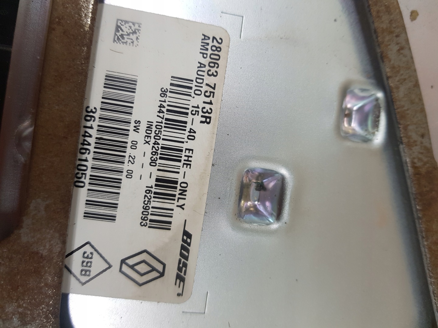 amplifier AUDIO RENAULT CLIO 4 280637513R