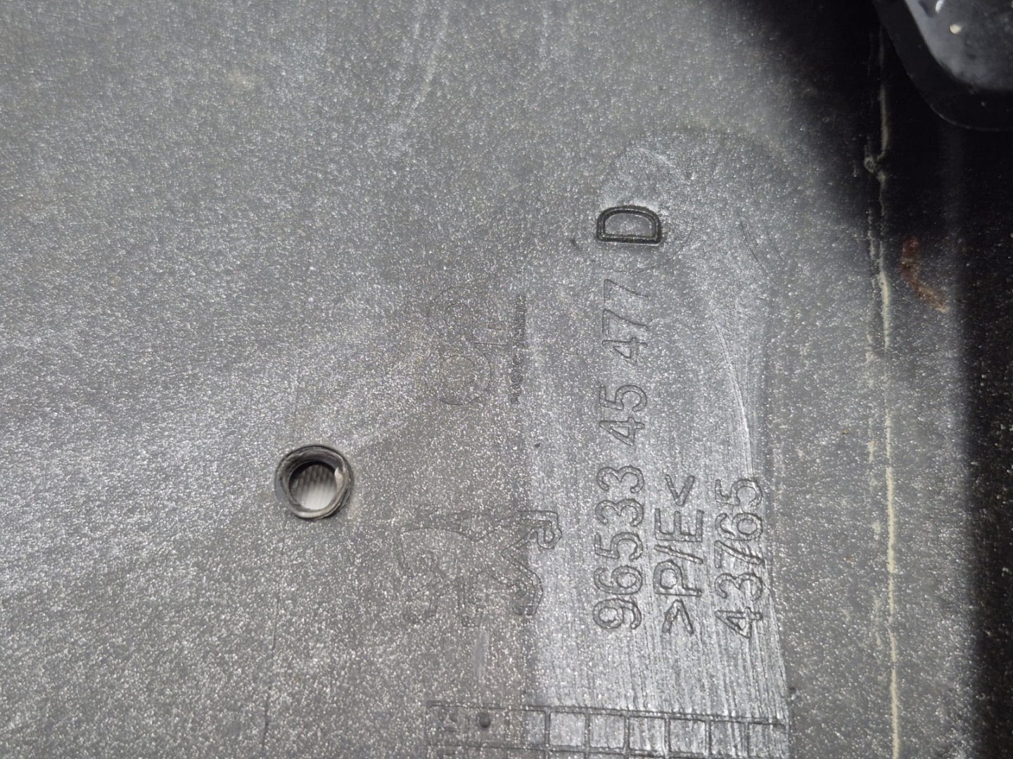 PEUGEOT 307 LIFT 05-08 bumper front front 9653242477