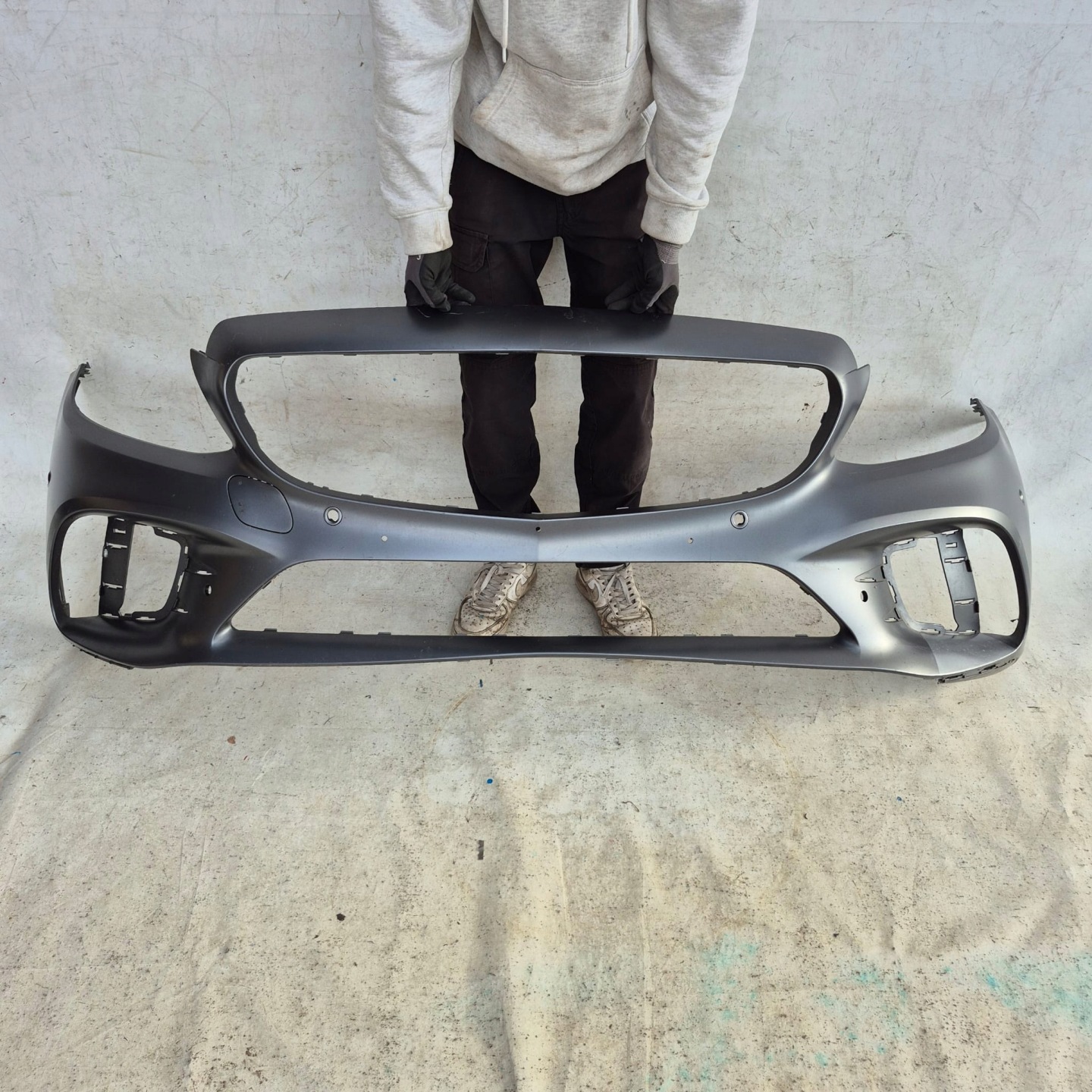 MERCEDES C-KLASA W205 AMG LIFT 18- bumper front front PDC
