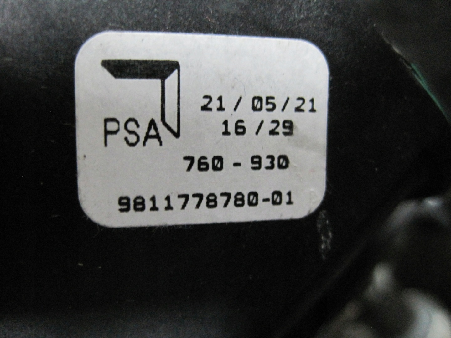 Pomello cambio ingranaggi CITROEN C4X C4 9811778780