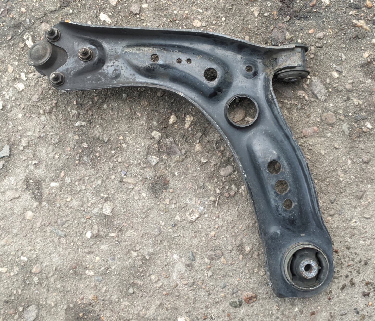 VW GOLF VI plus 1.6 TDI 09R arm right front 5Q0407152L