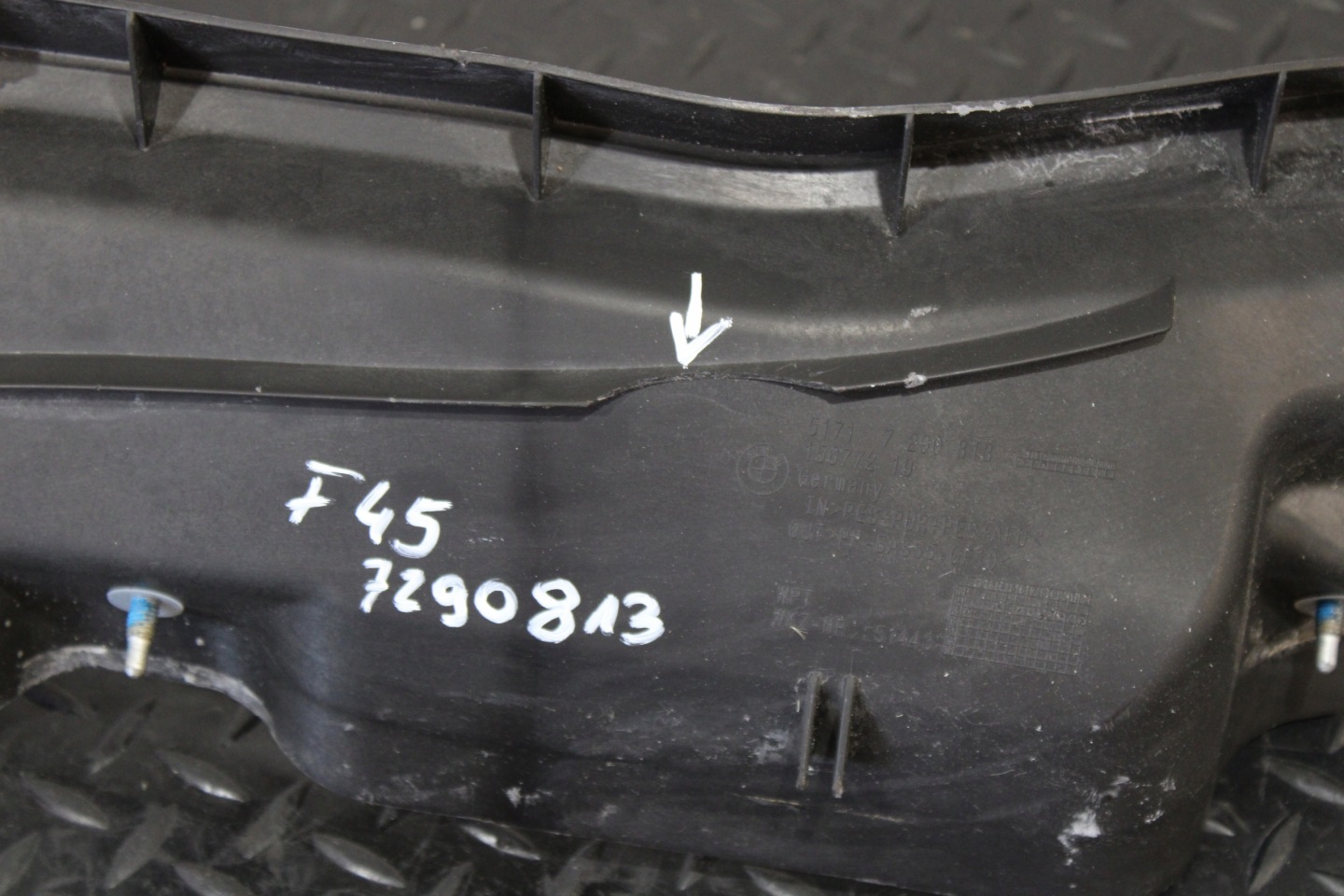 Blende Abdeckung GRODZ BMW 2 F45 ACTIVE TOURER 7290813
