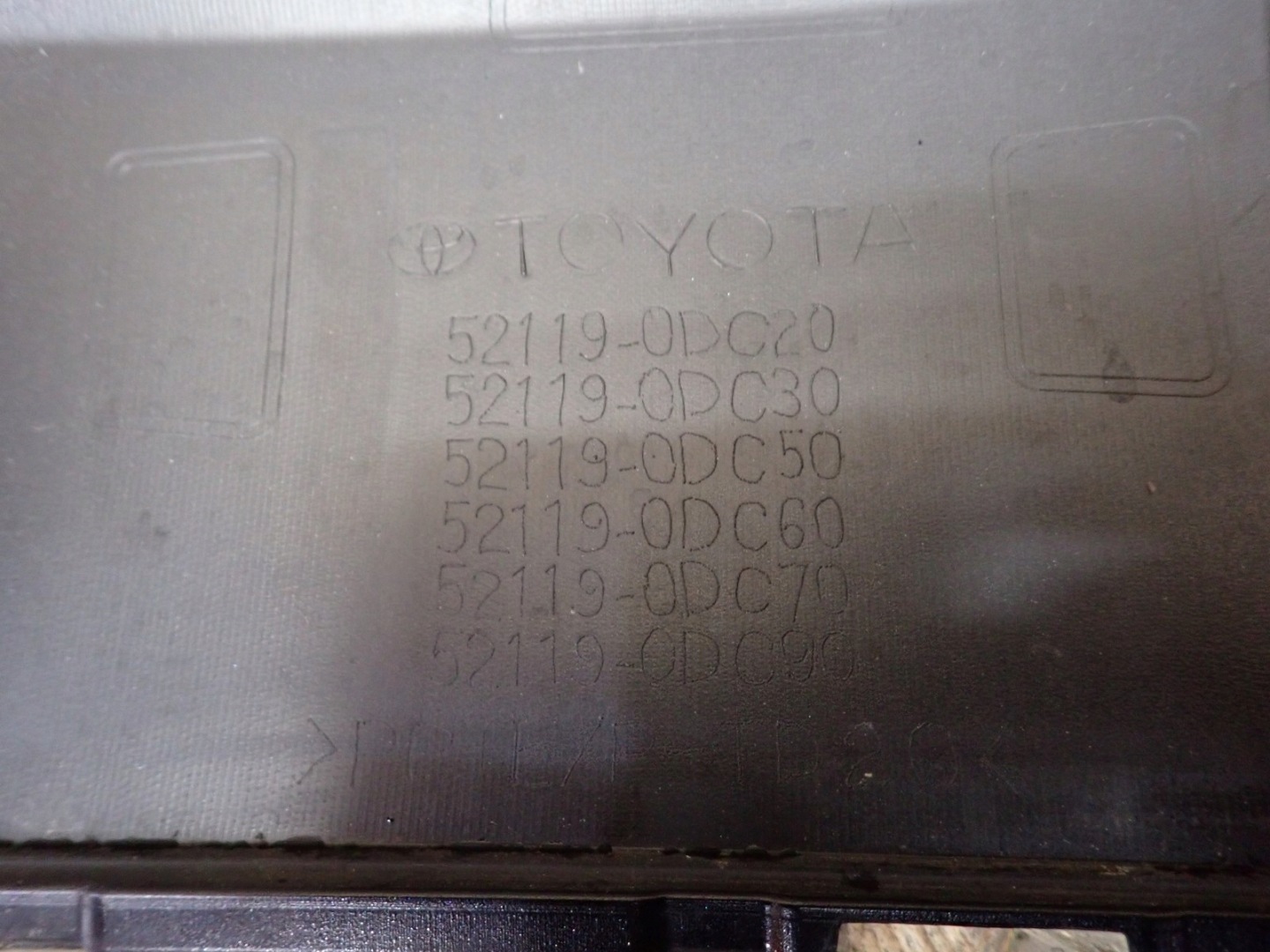 bumper front front TOYOTA YARIS CROSS MXP 2020