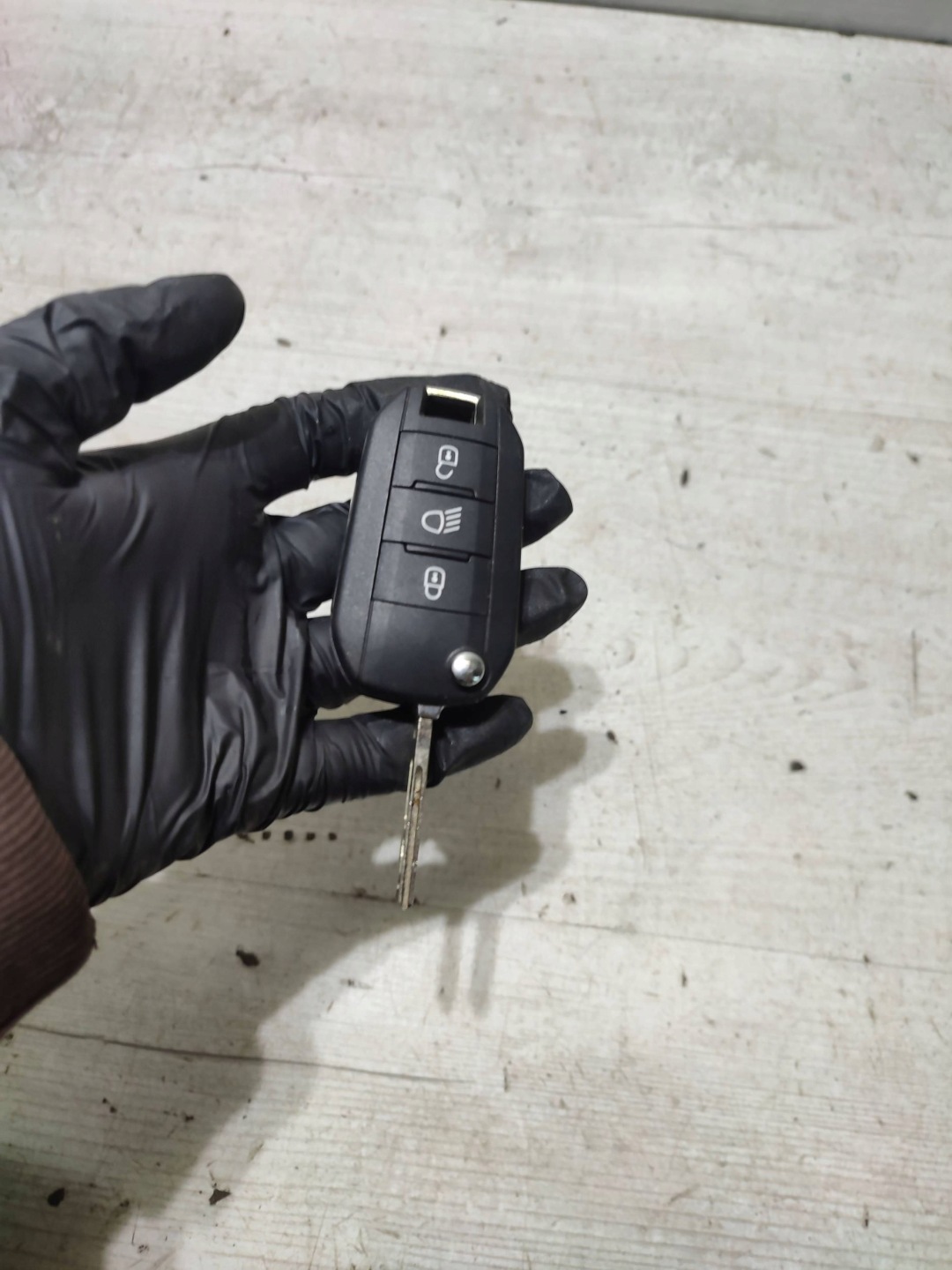 Citroen C3 2019 key / Karta zaplonu