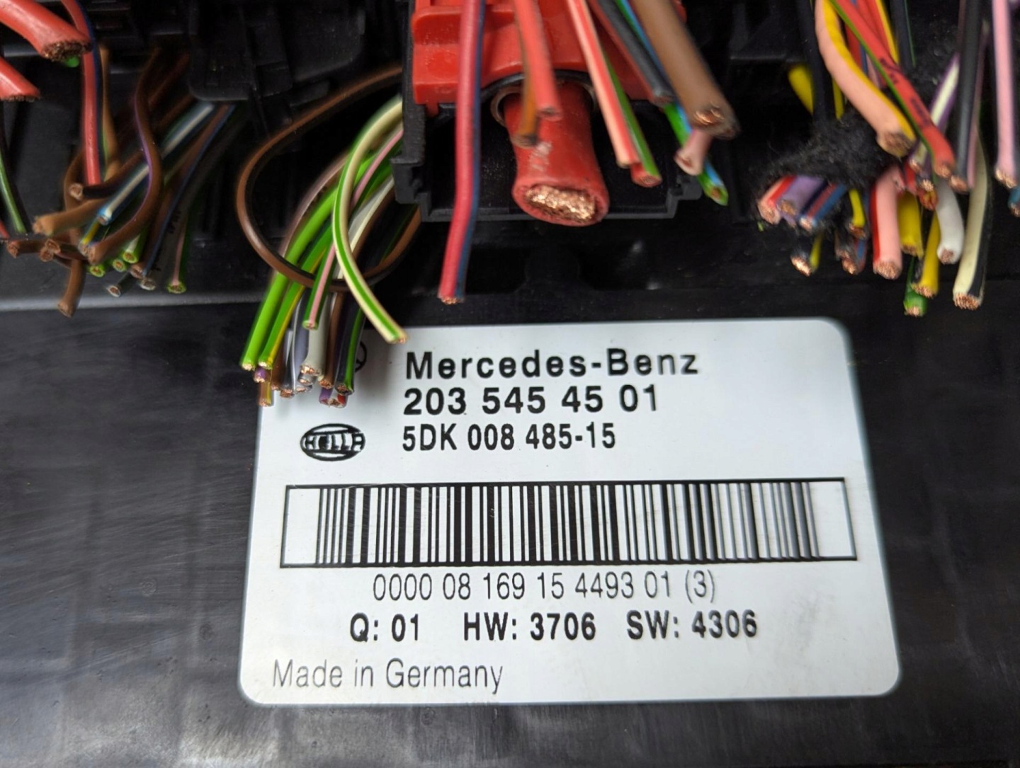 module SAM front Mercedes-Benz CLC CL203 2008 2035454501