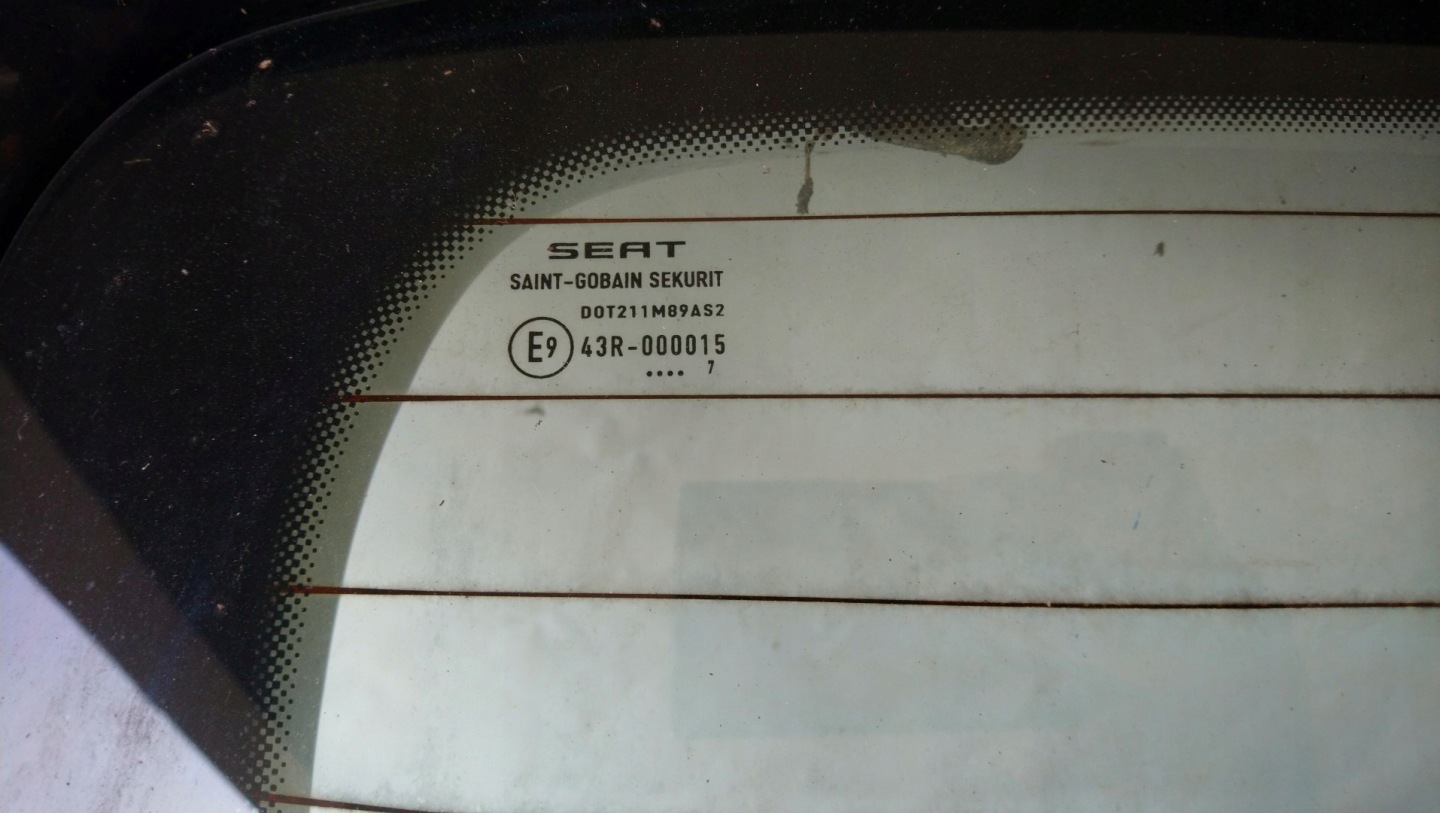 trunk door boot rear part rear SEAT ALTEA 04