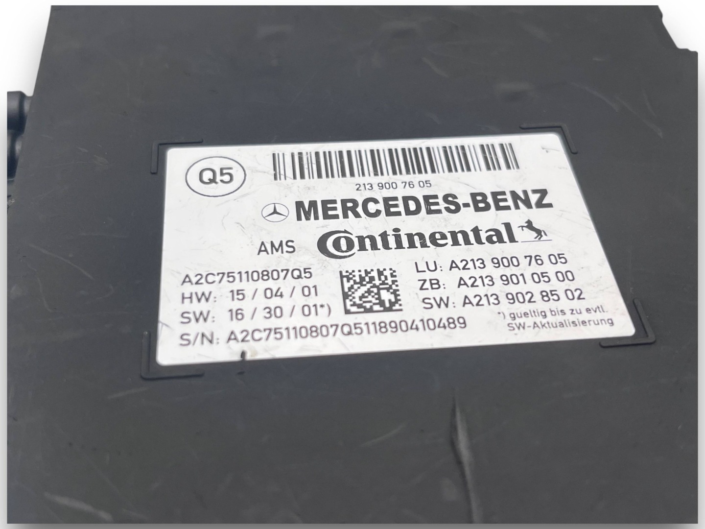 MERCEDES W213 module control unit A2139007605 $J