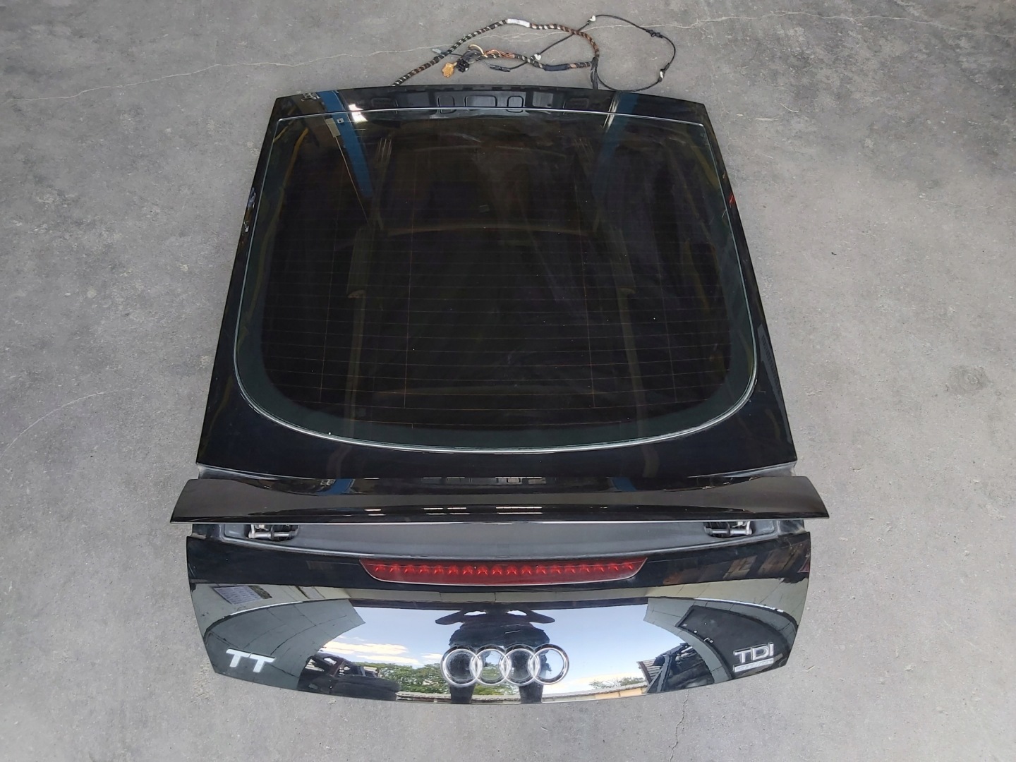 trunk door boot + spoiler rear part AUDI TT 8J LY9B