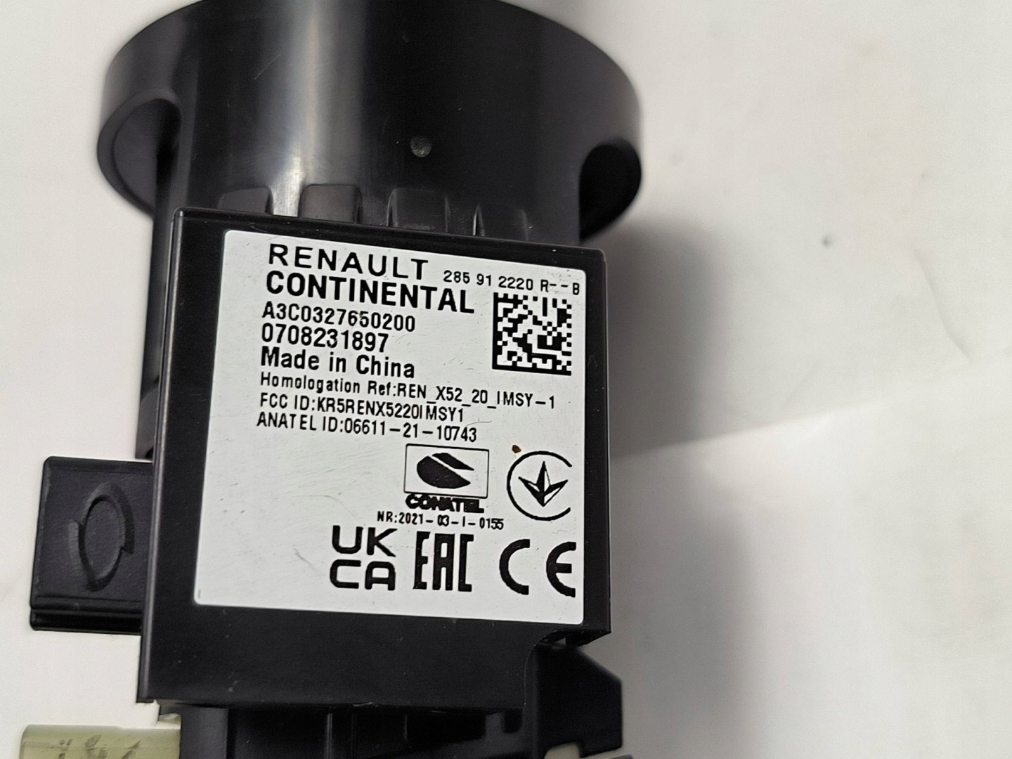ignition key 285912220R DACIA SANDERO III LIFT