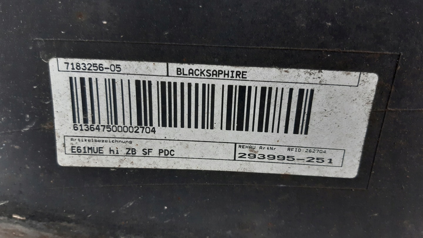 Pare choc Arrière PDC 475/9 BMW E61 LIFT