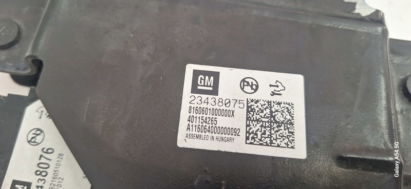 Sensor PREDKOSCI OPEL INSIGNIA 23438076
