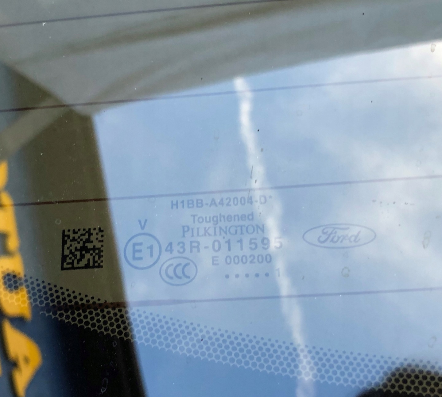 FORD FIESTA MK8 2017-2021 window boot doors CIEMNA