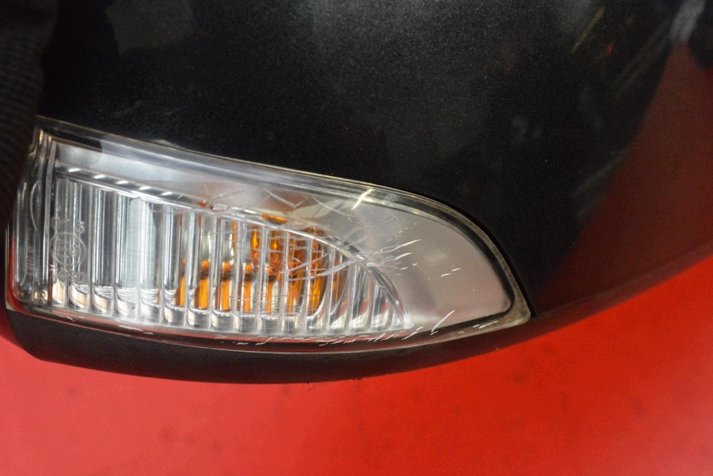 mirror right black, EU 026098 RENAULT LAGUNA 3 III 07-11 8 PIN