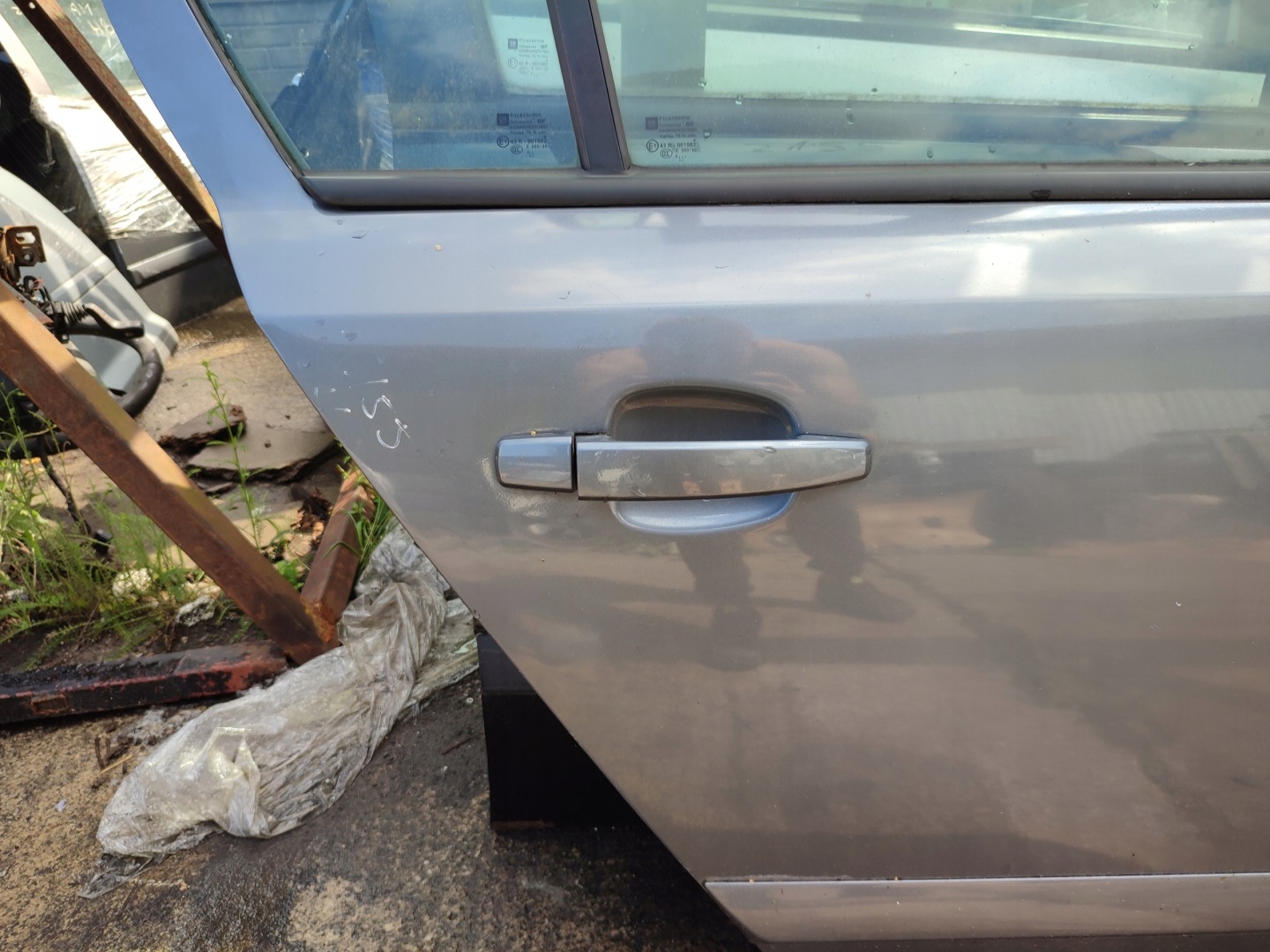door right rear part right rear. OPEL ASTRA H Z155