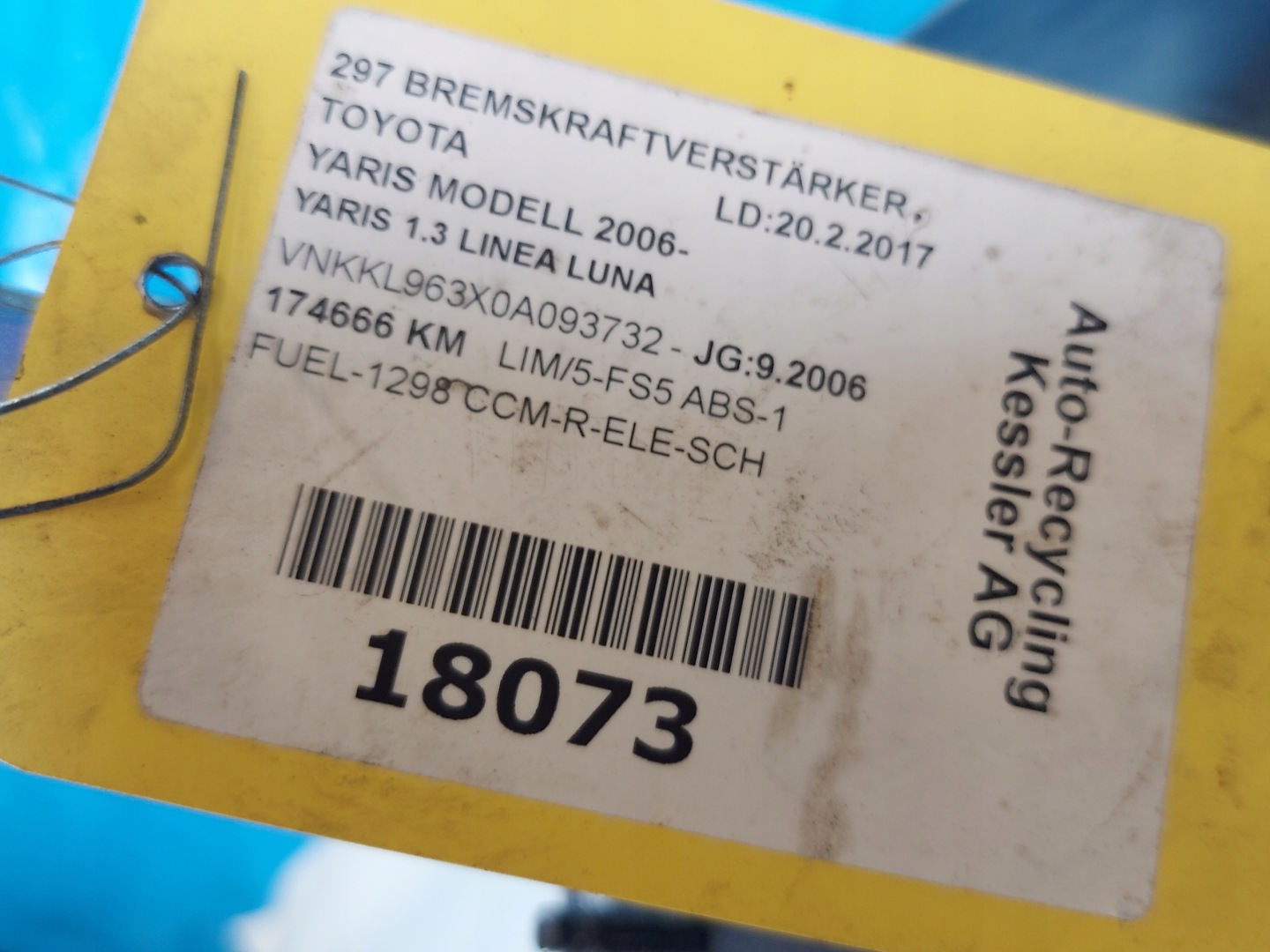 Servo Pumpe YARIS 2006R 472000D170A 1.3B