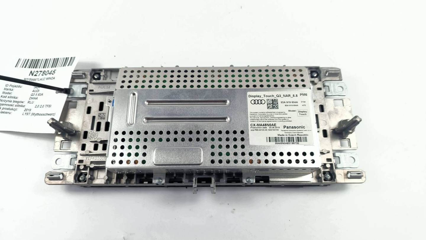 display WINDA 83A919604A AUDI Q3 II 83A
