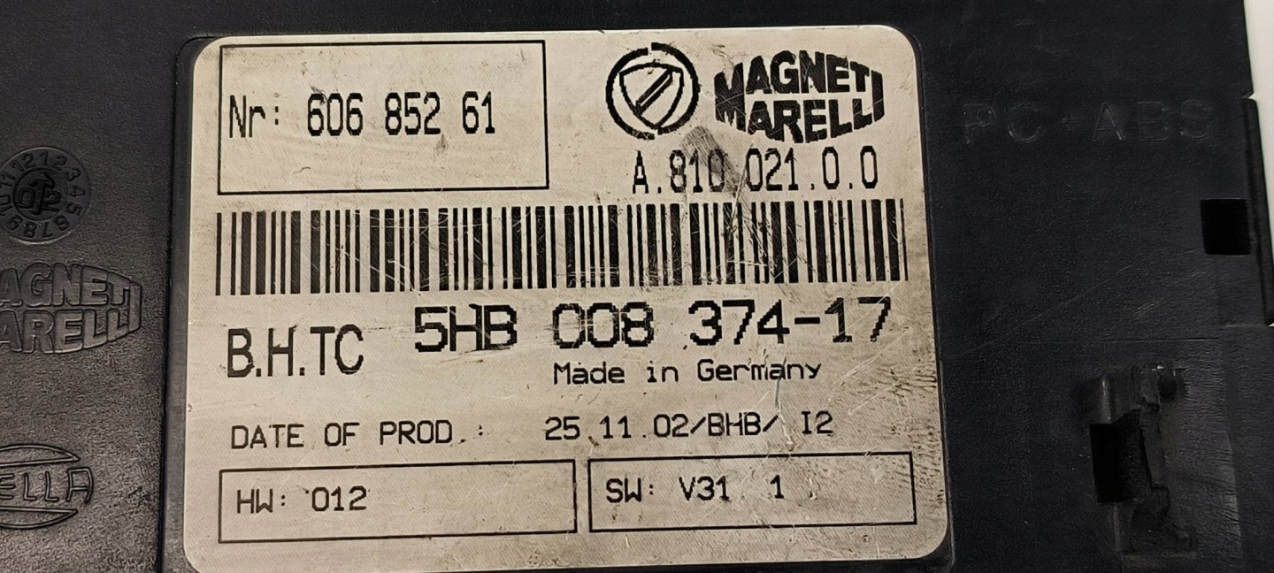 modul BSC 5HB008374-17 LANCIA THESIS