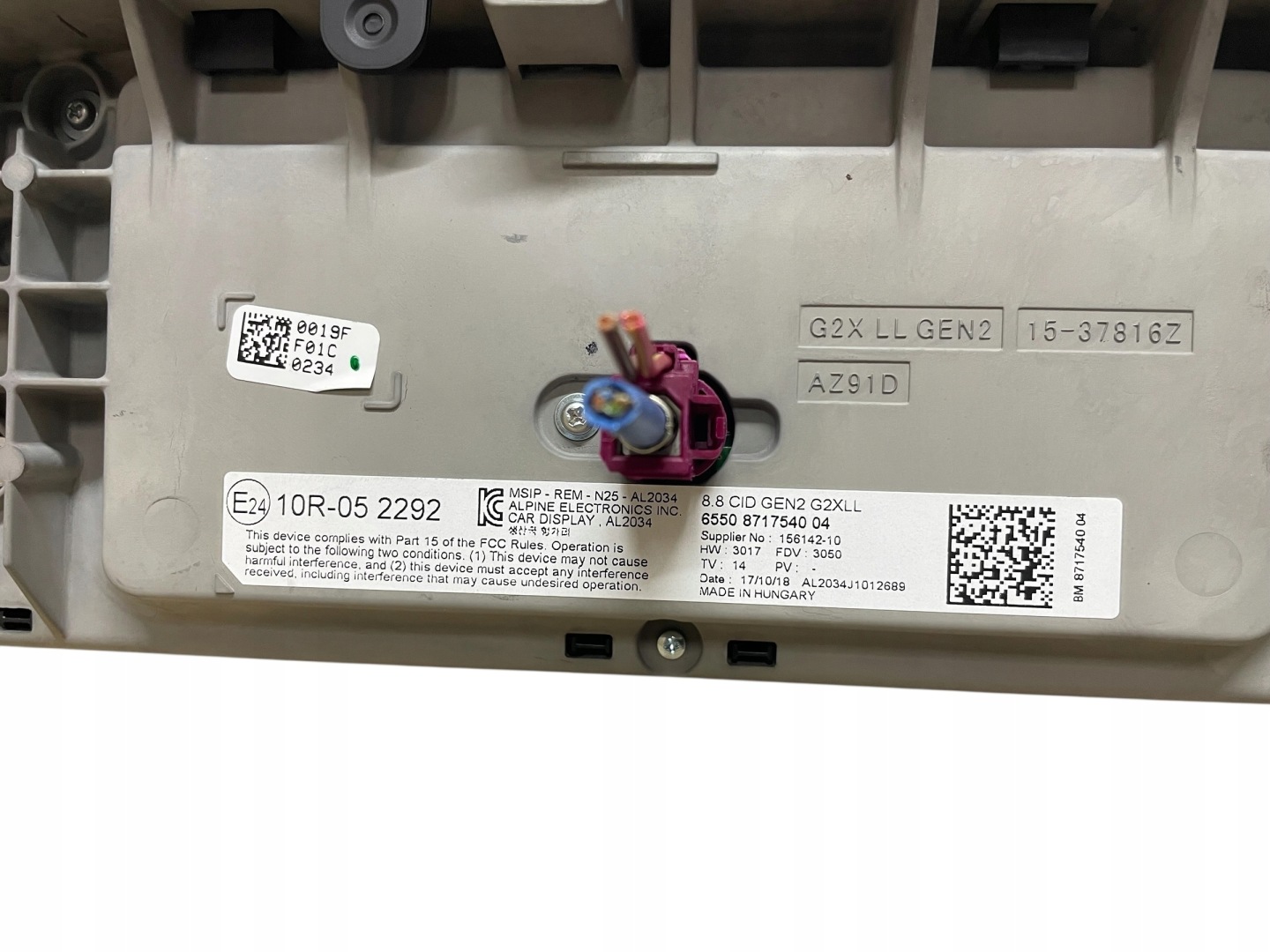 display MONITOR BMW 3 G20 G21 IDEAL