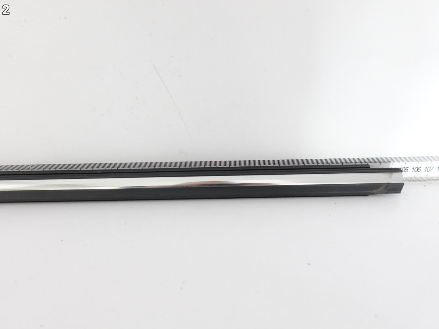 TOYOTA C-HR CHR LIFT 16-23 moulding dust windows left front CHROM