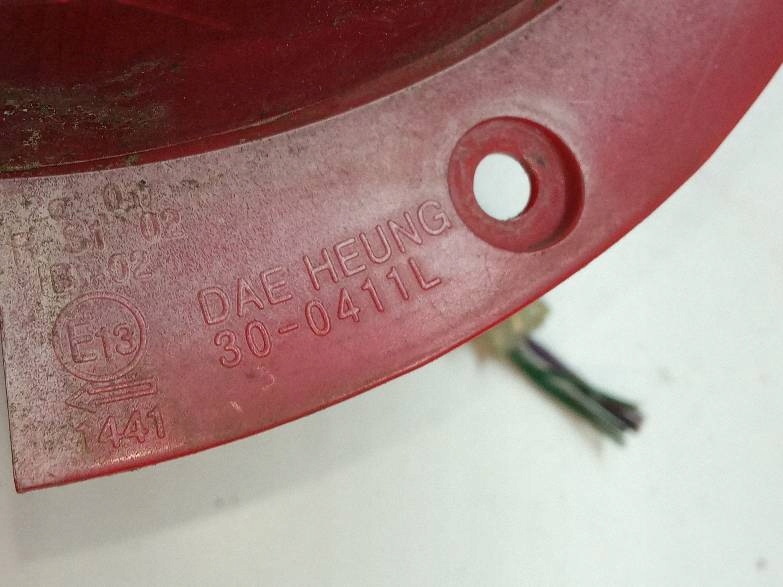 light rear part KOMPLET Chevrolet Spark II (2005-2009)