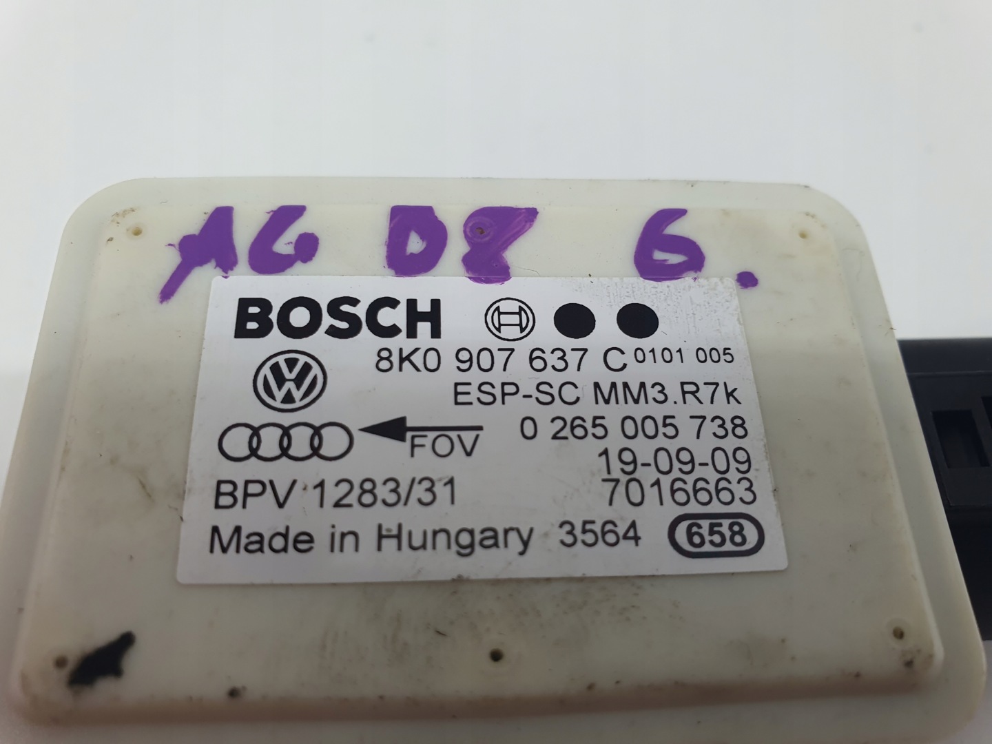 Audi A4 B8 8K0 07- Sensor modul Bedienteil esp