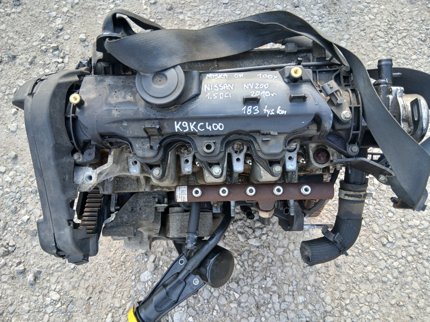 RENAULT NISSAN NOTE NV200 1.5 DCI DELPHI engine K9K400 K9KC400 183 TYS KM