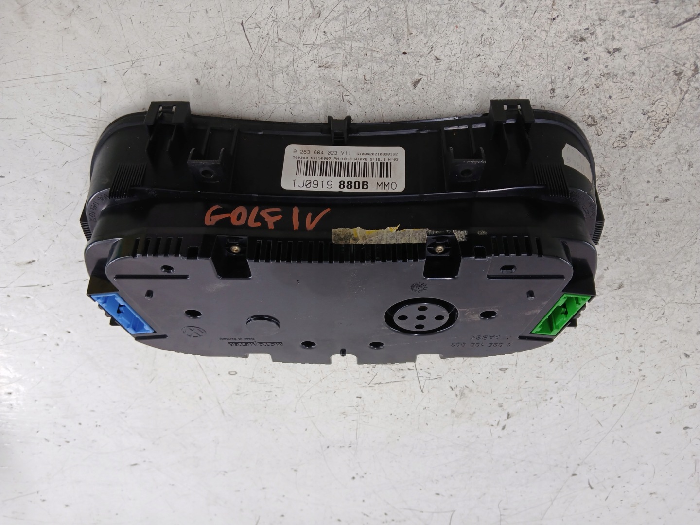 VW GOLF IV 1.9 TDI dials dials 1J0919880B