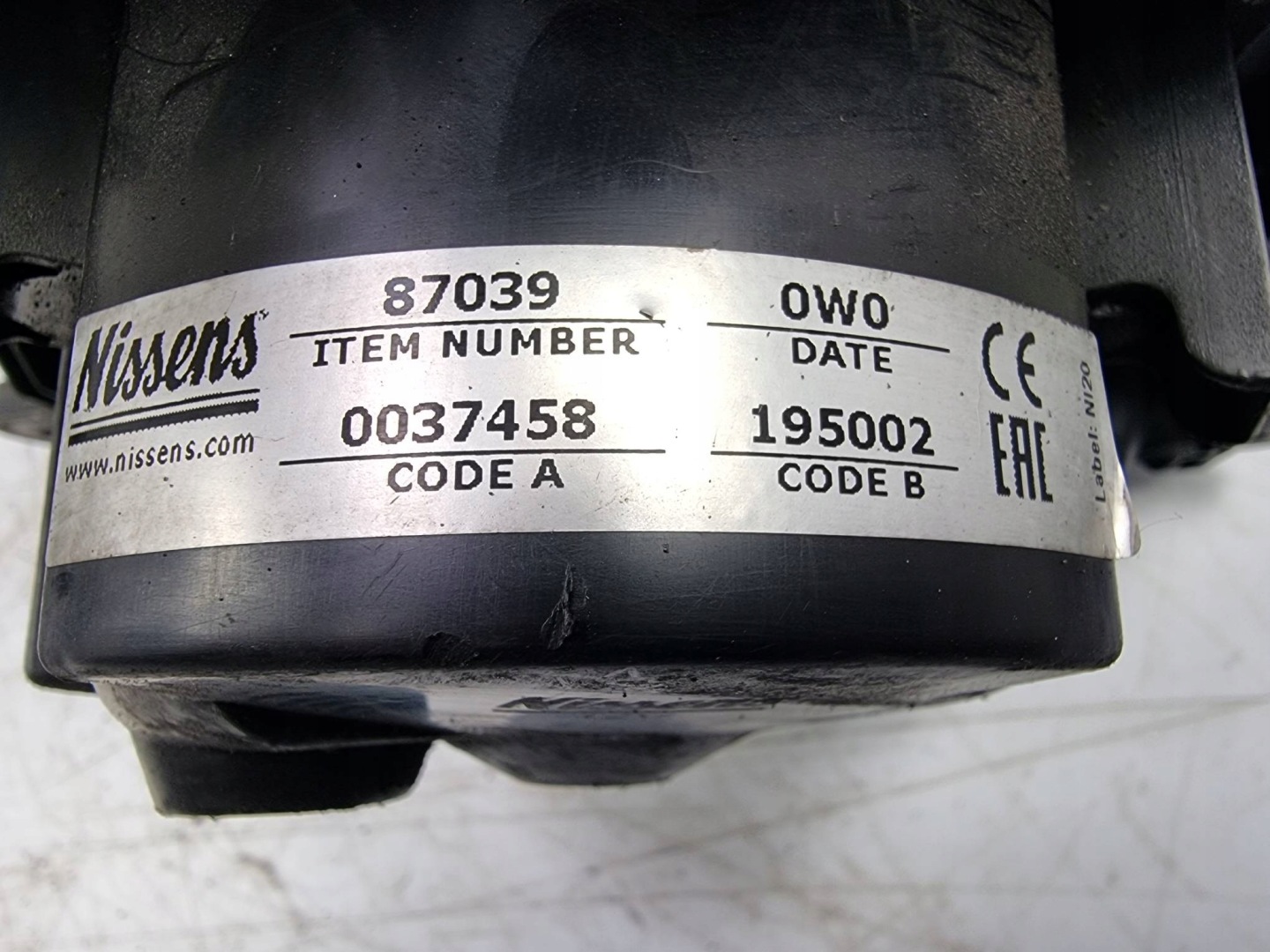 heating fan cab 87039 NESSI MERCEDES SPRINTER W906