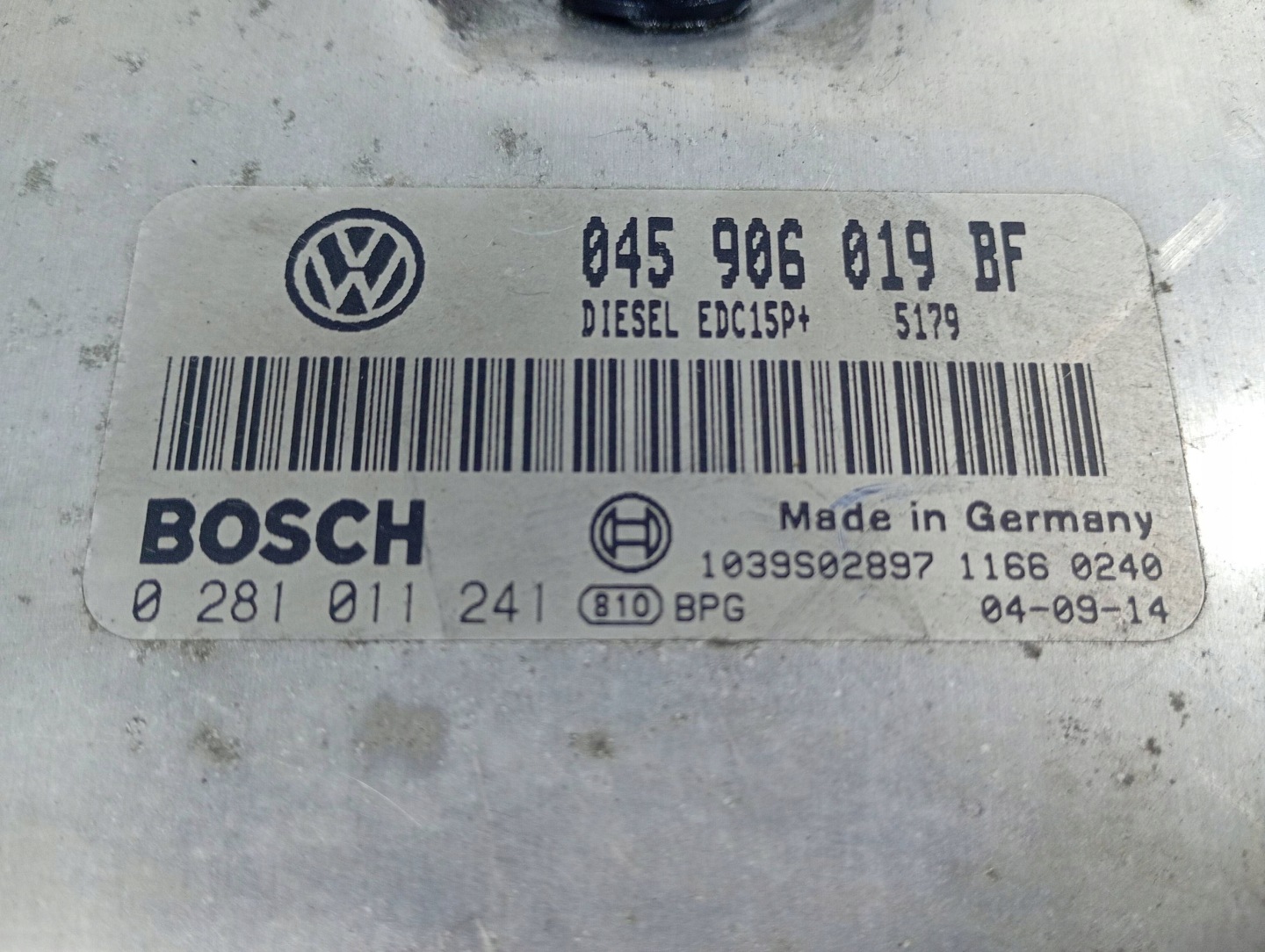 computer Centralina Motore Volkswagen Polo IV 9N 02-07