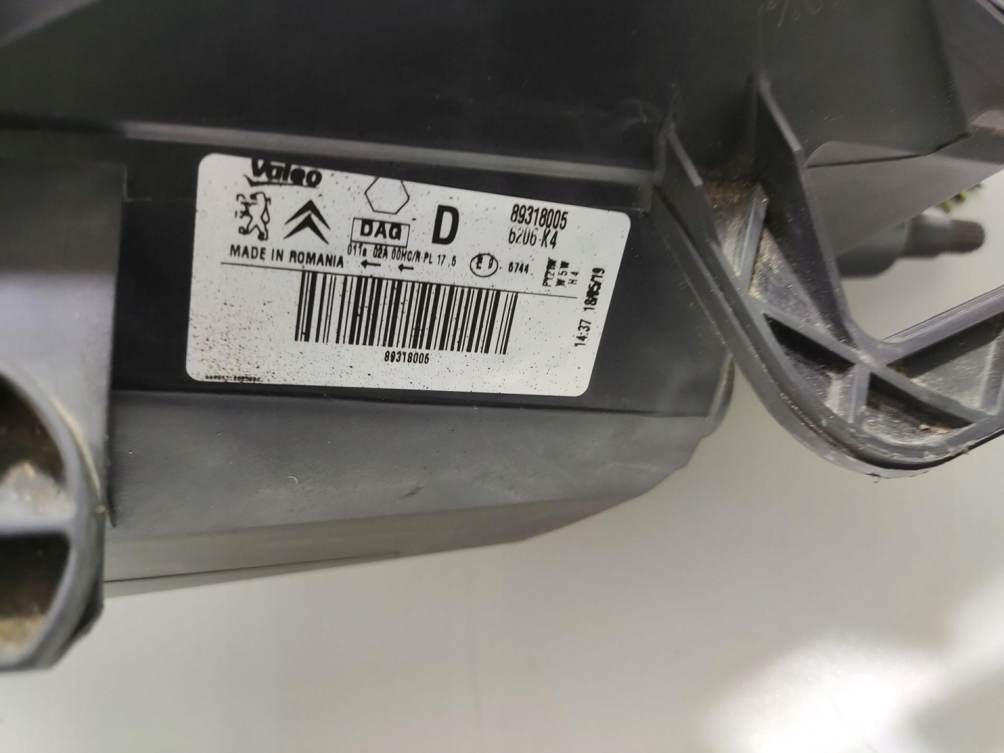 light right front front PEUGEOT PARTNER III 2008-2012 89318005 EUROPA