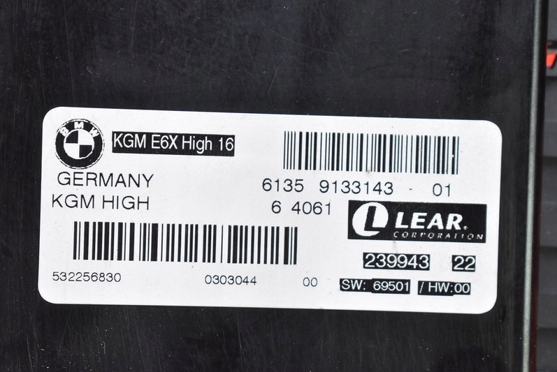 Unité commande confort 9133143 BMW E63 3.0i 257 KM 03-10