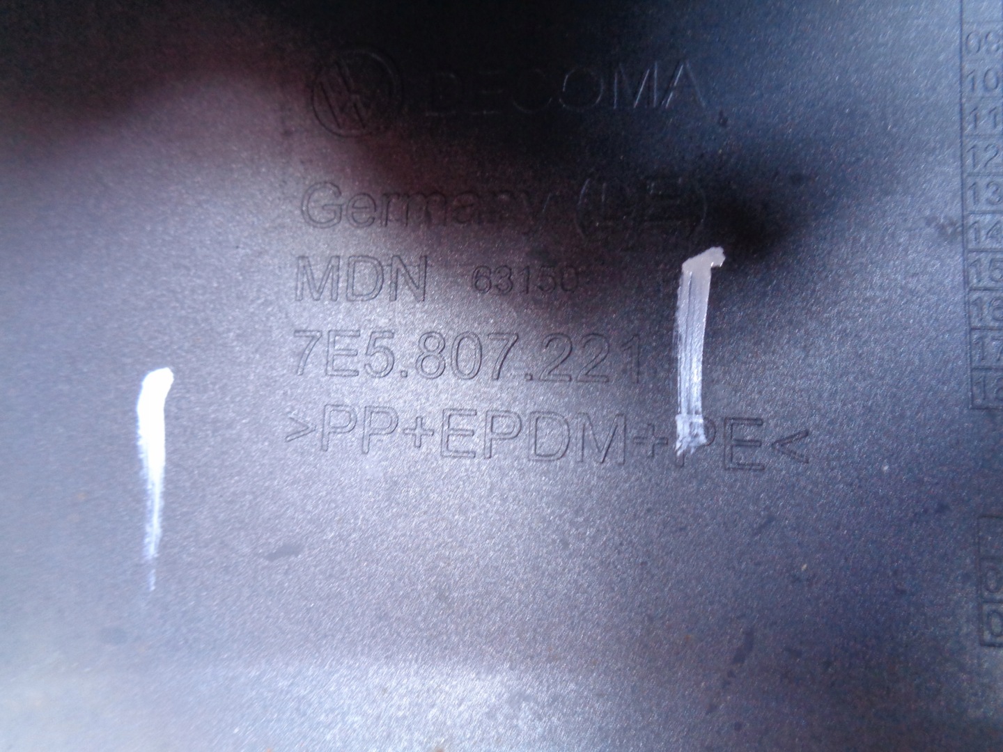 front bumper VW T5 7E 7E0 09-15 LIFT NR 40664