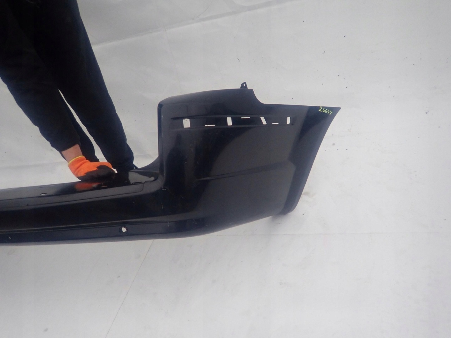 CHRYSLER GRAND VOYAGER 07-10 bumper rear part CHROM PDC