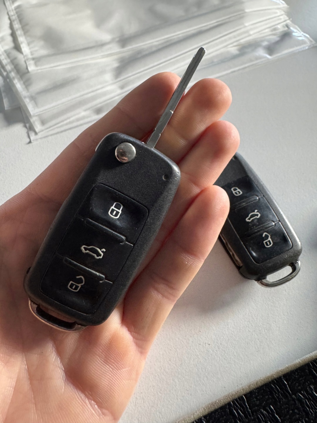 key PILOT SKODA 3T0837202C original SZTUKA !