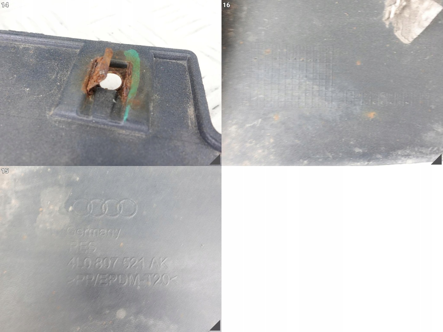 AUDI Q7 4L0 LIFT 09-15 S-LINE STOSSSTANGE+SPOILER HECK